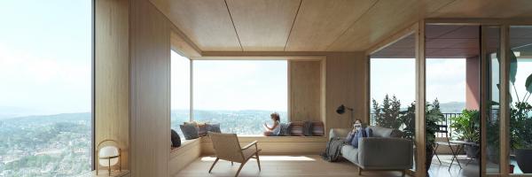 highest residential building in the world made of wood